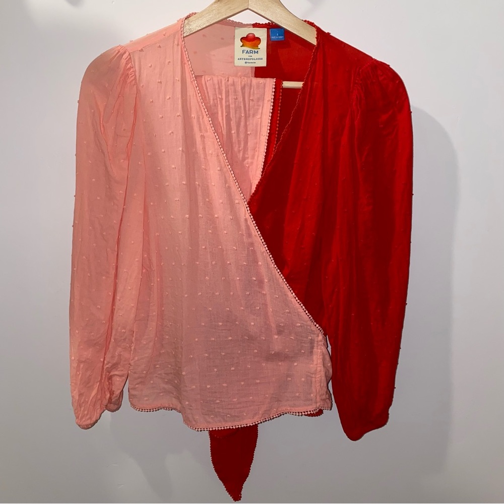 FARM Rio for Anthropologie wrap top